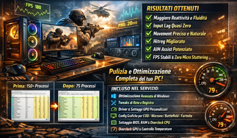 Ottimizzazione PC da Remoto | Full Service | PC Precision