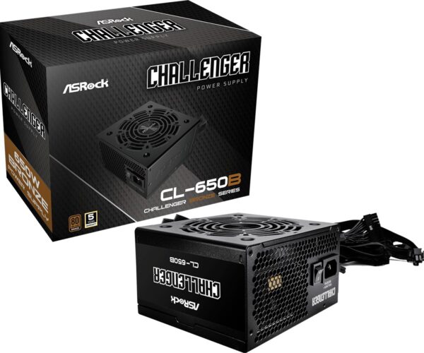 Alimentatore Asrock Challenger CL-650B 80Plus Bronze ATX 650w Nero