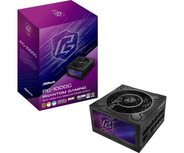 Alimentatore Asrock Phantom Gaming PG-1000G 750 W 20+4 pin ATX Nero