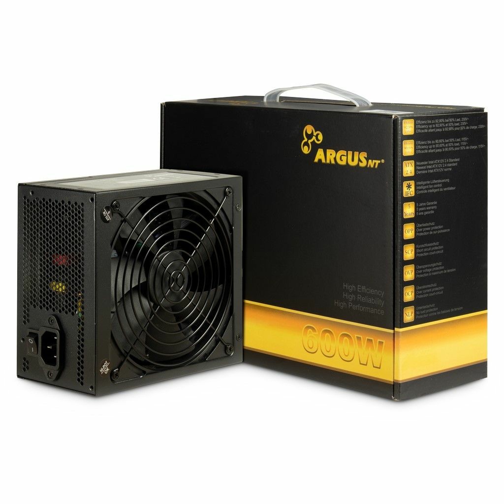 Alimentatore Inter-Tech Argus GPS 600W ATX Nero Alimentatore Inter-Tech Argus GPS 600W ATX Nero