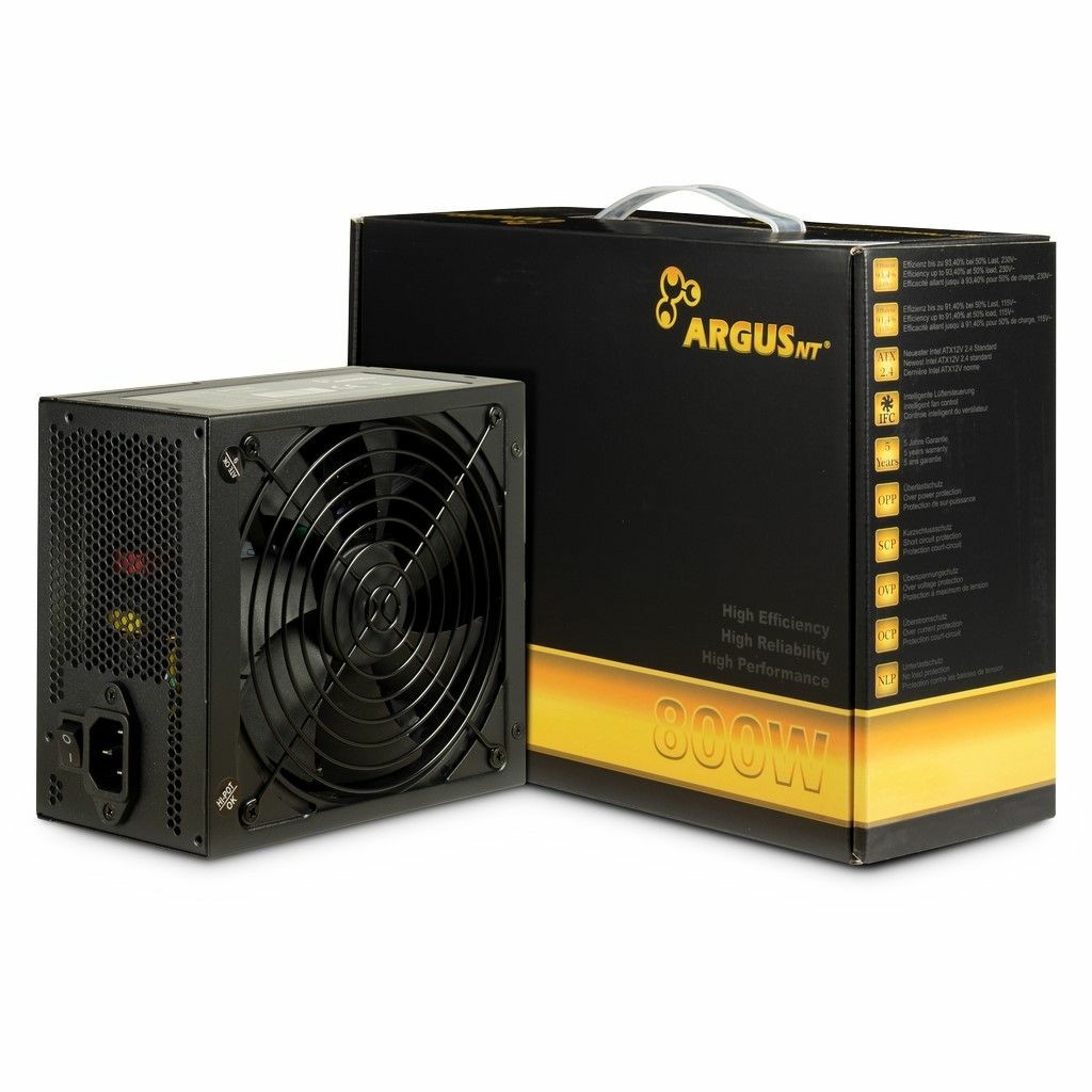 Alimentatore Inter-Tech ArgusNT GPS 800W ATX Nero Alimentatore Inter-Tech ArgusNT GPS 800W ATX Nero