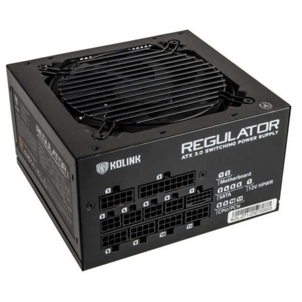 Alimentatore Kolink Regulator 80 PLUS Gold ATX 3.0 PCIe 5.0 750W