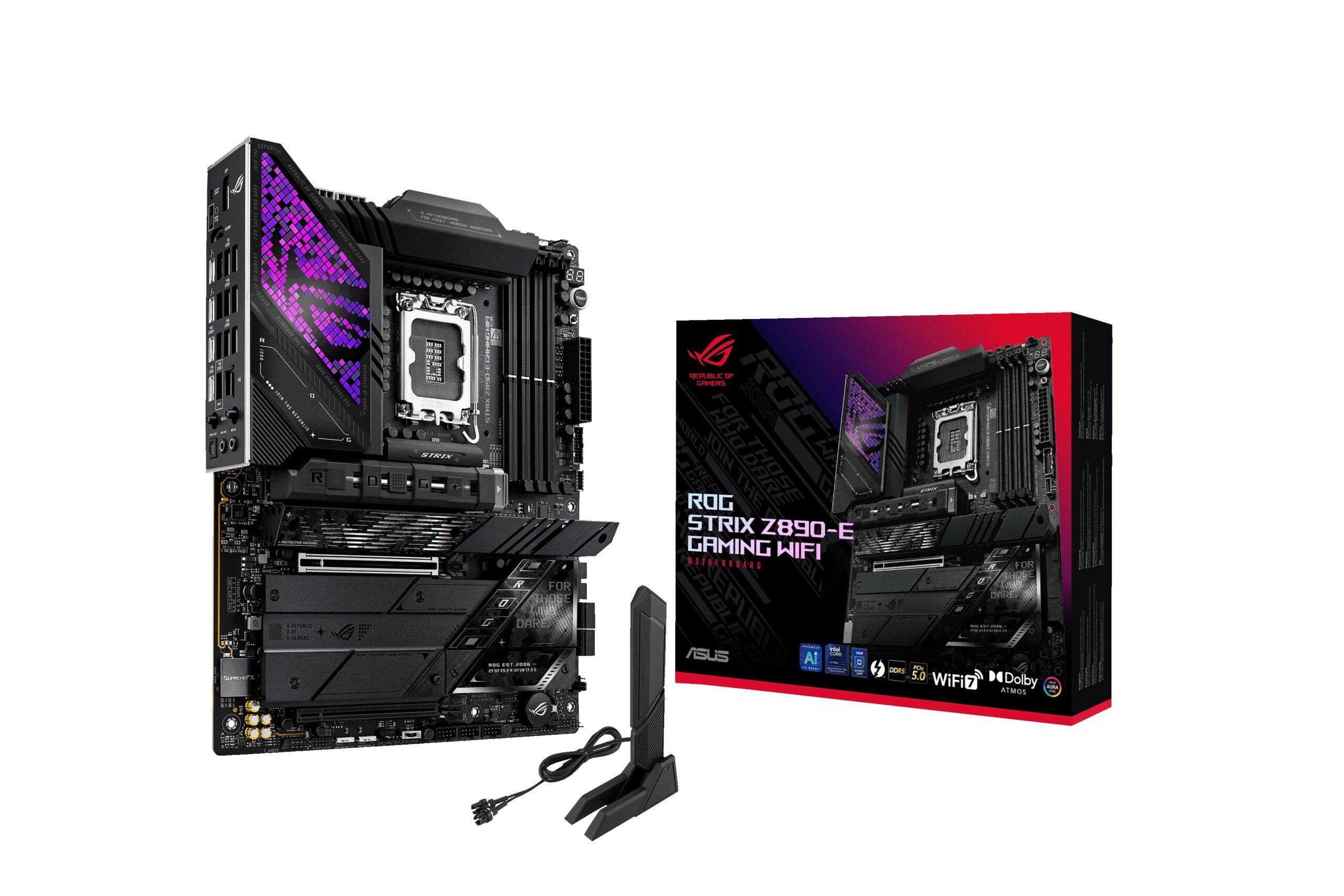 ASUS ROG STRIX Z890-E GAMING WIFI Intel Z890 LGA 1851 (Socket V1) ATX ASUS ROG STRIX Z890-E GAMING WIFI Intel Z890 LGA 1851 (Socket V1) ATX