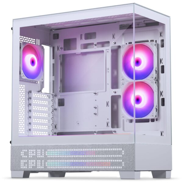 Cae Phanteks XT Midi Tower Vetro temperato Matrice LED - Bianco