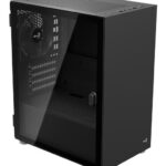 Case Aerocool CS-111-G-BK-v1 Mini Tower Vetro Temperato Nero