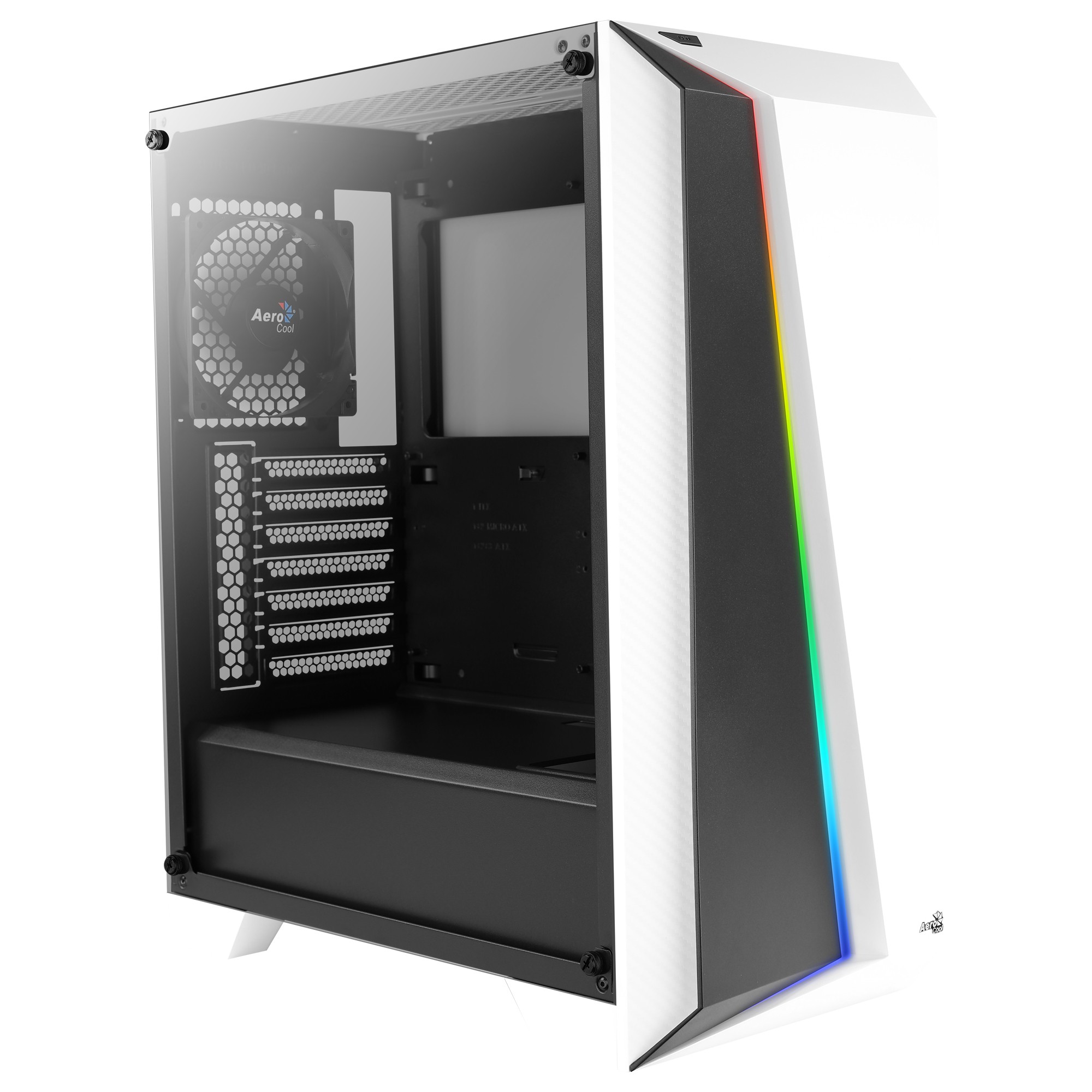 Case Aerocool Cylon Pro vetro temperato Midi-Tower bianco Case Aerocool Cylon Pro vetro temperato Midi-Tower bianco