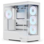 Case Aerocool P500A Midi Tower ATX Vetro Temperato RGB Bianco