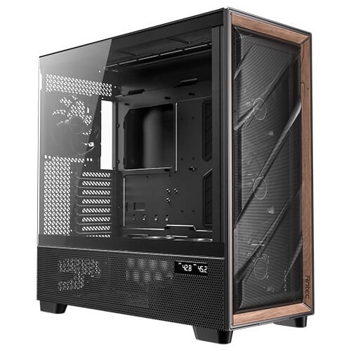 Case Antec Flux Pro Noctua Edition Midi-Tower E-ATX Vetro Temperato Marrone Nero