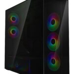 Case ARCTIC Xtender Midi-Tower E-ATX RGB Cavo Riser incluso Vetro Temperato Nero