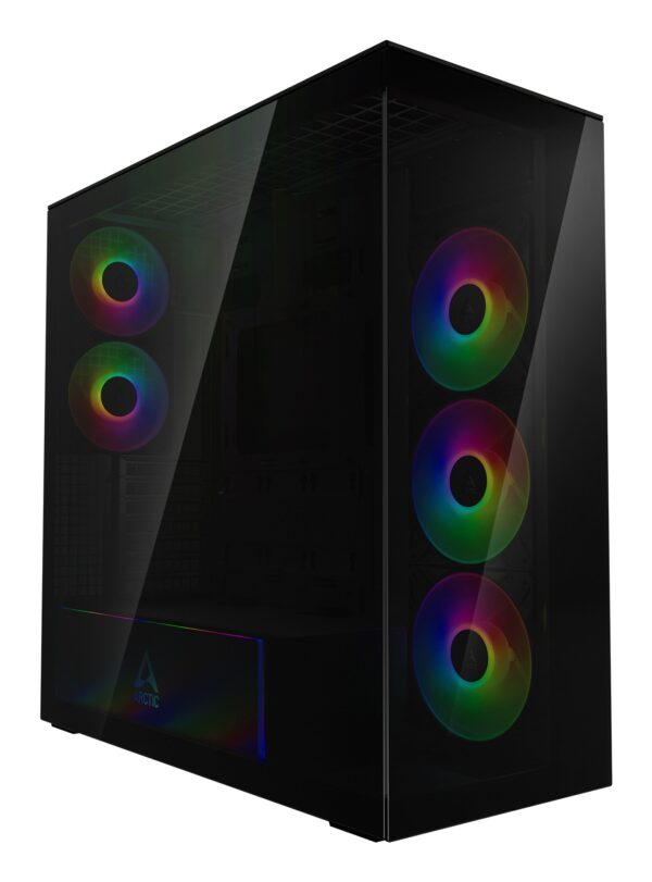 Case ARCTIC Xtender Midi-Tower E-ATX RGB Vetro Temperato Nero