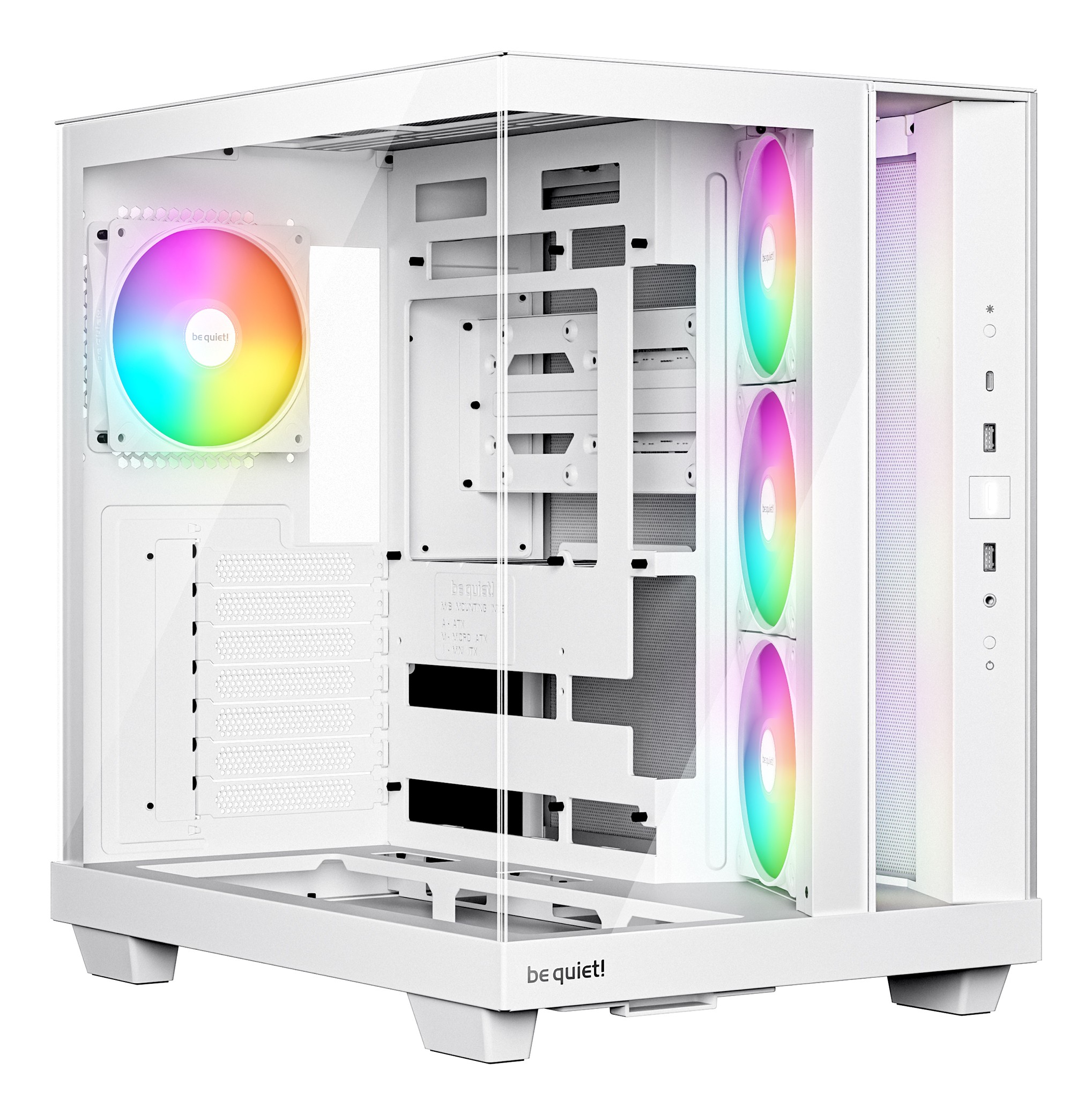 Case Be Quiet! Light Base 500 LX Mid Tower ATX ARGB Vetro Temperato Bianco Case Be Quiet! Light Base 500 LX Mid Tower ATX ARGB Vetro Temperato Bianco