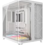 Case Corsair AIR 5400 LX-R ICUE LINK RGB Midi Tower Vetro Temperato Bianco