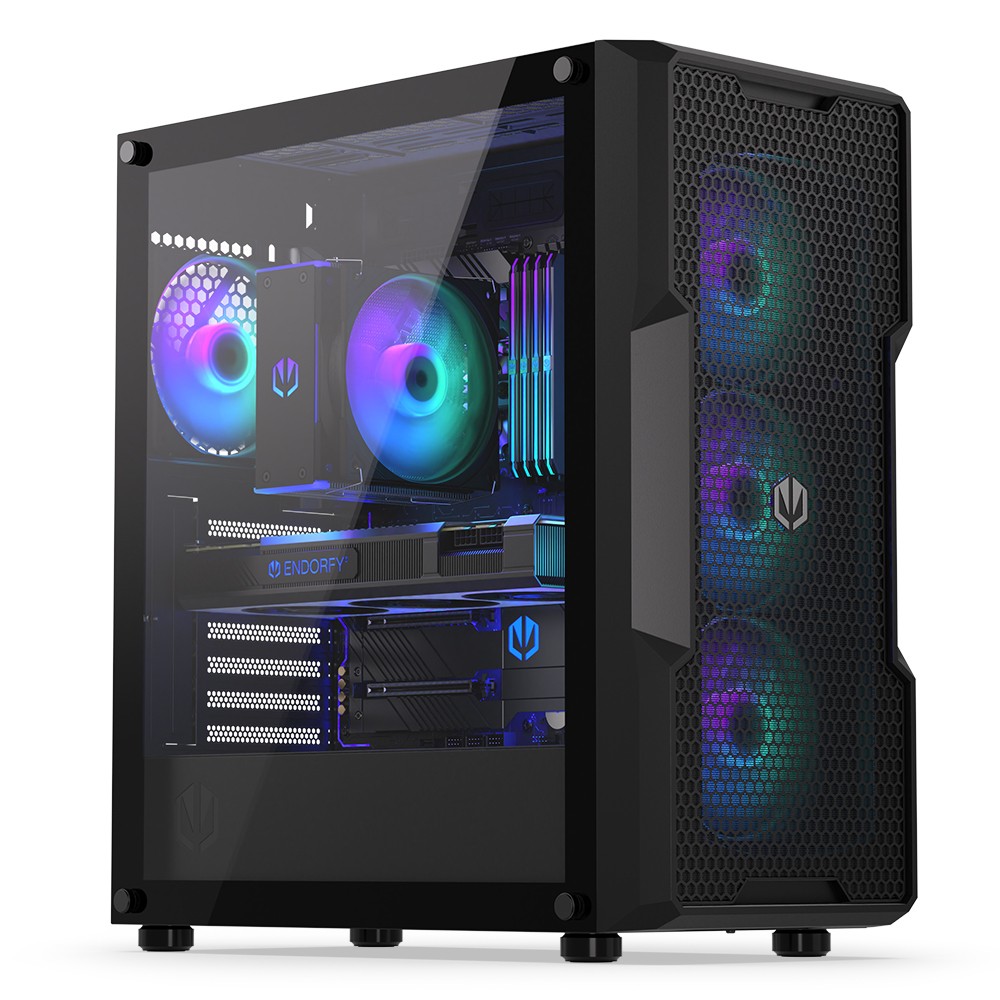 Case ENDORFY Regnum 400 ARGB Nero Midi Tower Vetro Temperato Case ENDORFY Regnum 400 ARGB Nero Midi Tower Vetro Temperato