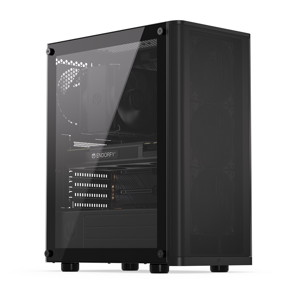 Case ENDORFY Ventum 200 Air Nero Midi Tower Vetro Temperato Case ENDORFY Ventum 200 Air Nero Midi Tower Vetro Temperato