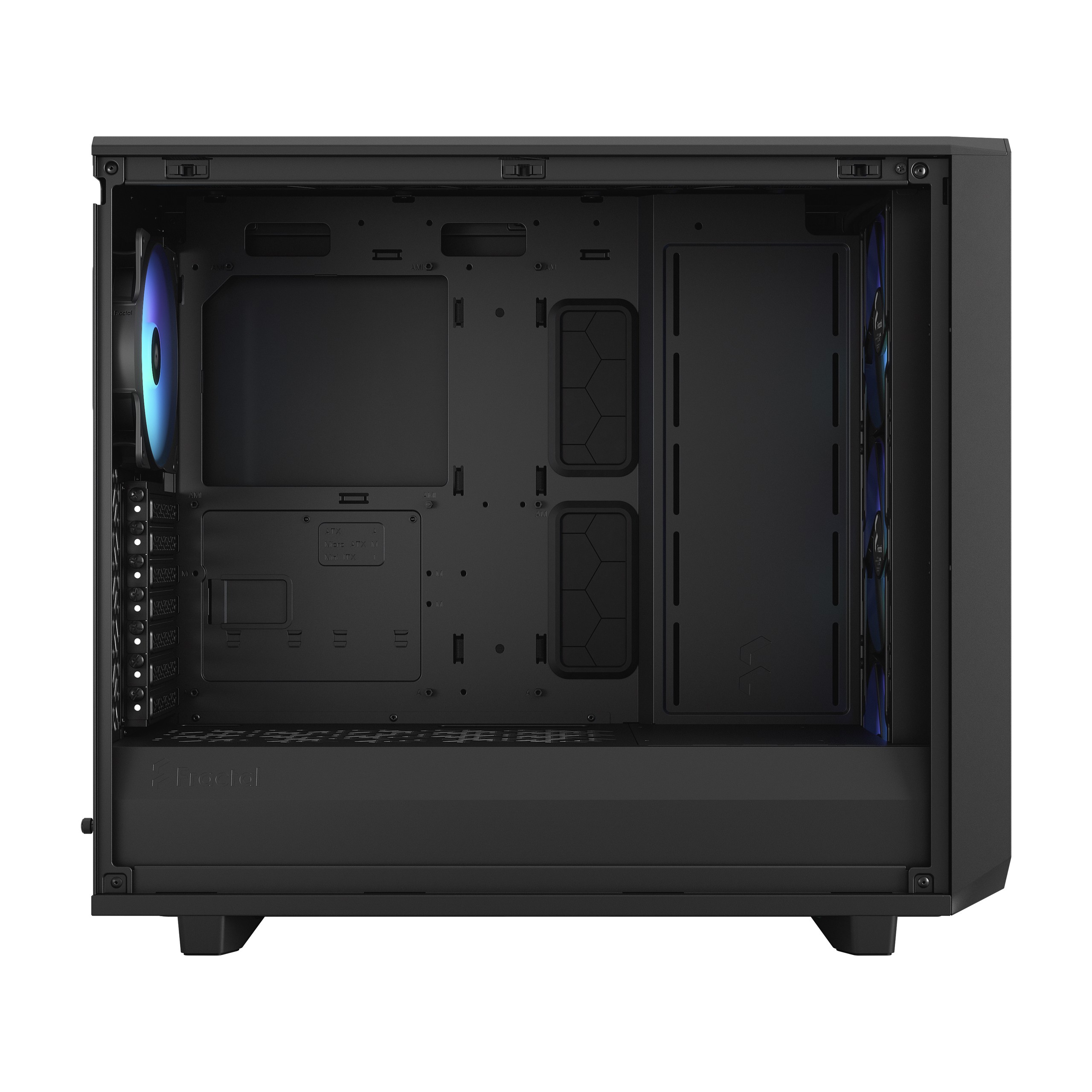Case Fractal Design Meshify 2 Lite RGB Midi-Tower Light Tint Vetro Temperato Nero Case Fractal Design Meshify 2 Lite RGB Midi-Tower Light Tint Vetro Temperato Nero