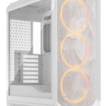 Case Fractal Design Meshify 3 RGB TG Clear Midi-Tower E-ATX Bianco