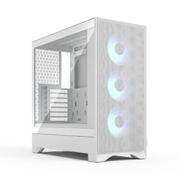 Case Fractal Design Pop 2 Air TG RGB Mid Tower ATX Vetro Temperato Bianco