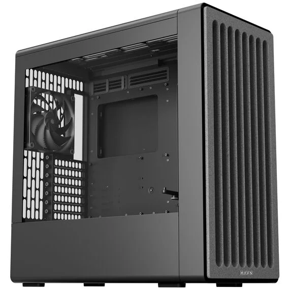 Case HAVN BF 360 Flow Midi Tower E-ATX Vetro Temperato Nero