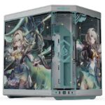 Case HYTE Y70 Firefly Japan Edition Midi Tower E-ATX Vetro Temperato Argento