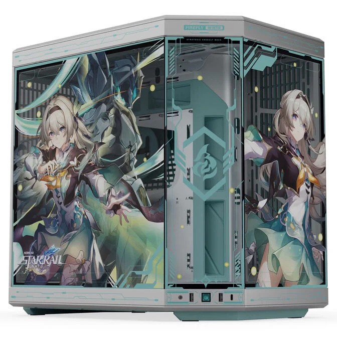 Case HYTE Y70 Firefly Japan Edition Midi Tower E-ATX Vetro Temperato Argento Case HYTE Y70 Firefly Japan Edition Midi Tower E-ATX Vetro Temperato Argento