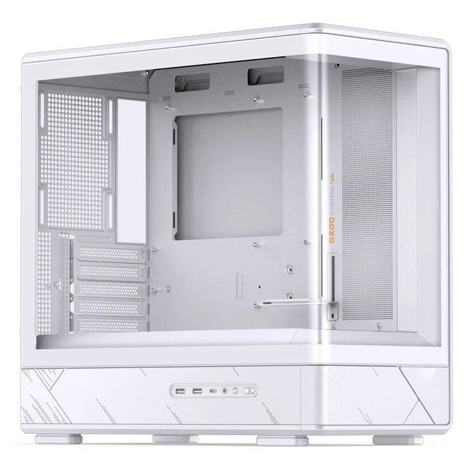 Case Jonsbo D200 Mini Tower mATX Vetro Temperato Bianco Case Jonsbo D200 Mini Tower mATX Vetro Temperato Bianco