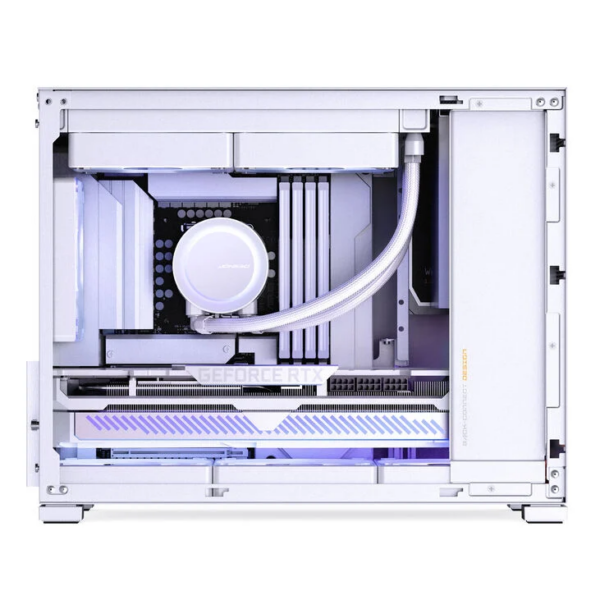 Case Jonsbo D32 PRO Micro-ATX Vetro Temperato Bianco