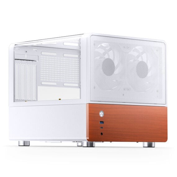 Case Jonsbo V12 Mini Tower Micro-ATX Bianco