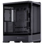 Case Jonsplus D400 Midi-Tower ATX Vetro Temperato Nero