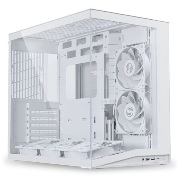 Case Lian Li O11 Dynamic Mini V2 Flow ATX Vetro Temperato Bianco