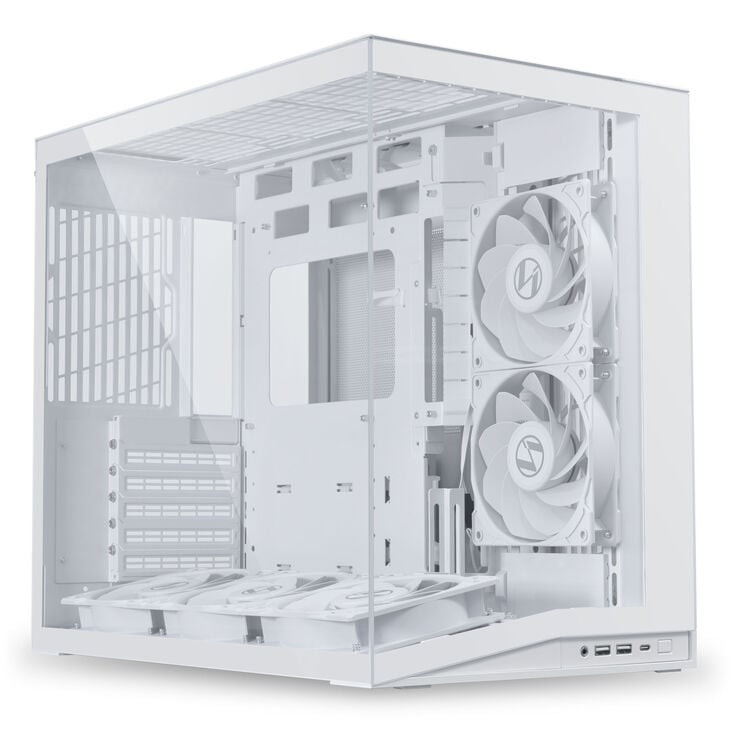 Case Lian Li O11 Dynamic Mini V2 Flow ATX Vetro Temperato Bianco Case Lian Li O11 Dynamic Mini V2 Flow ATX Vetro Temperato Bianco