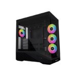 Case Lian Li Vector V100 Midi-Tower ATX RGB Vetro Temperato Nero