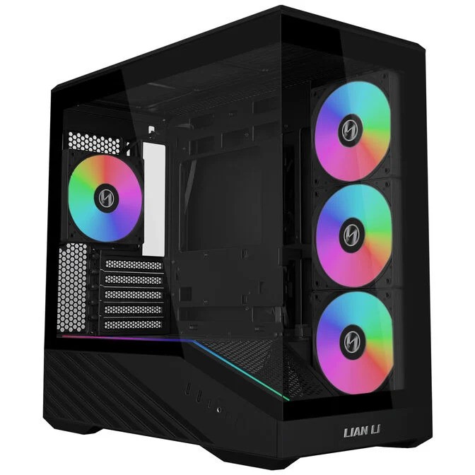Case Lian Li VECTOR V100 MINI Micro-ATX Vetro Temperato Nero Case Lian Li VECTOR V100 MINI Micro-ATX Vetro Temperato Nero