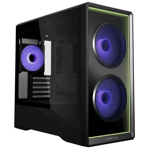 Case Lian Li Vector V150 Mini Tower mATX Vetro Temperato Specchio infinito Nero