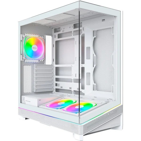 Case Montech Sky 3 Midi Tower ATX ARGB Vetro Temperato Bianco