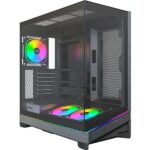 Case Montech Sky 3 Midi Tower ATX ARGB Vetro Temperato Nero