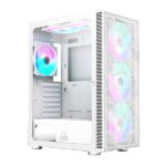 Case Montech X3 Mesh Midi-Tower RGB Vetro Temperato Bianco
