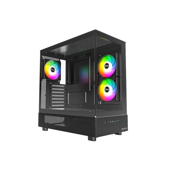 Case Montech XR Midi Tower Vetro Temperato Nero