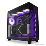 Case NZXT H6 Flow Midi-Tower Vetro Temperato RGB Nero
