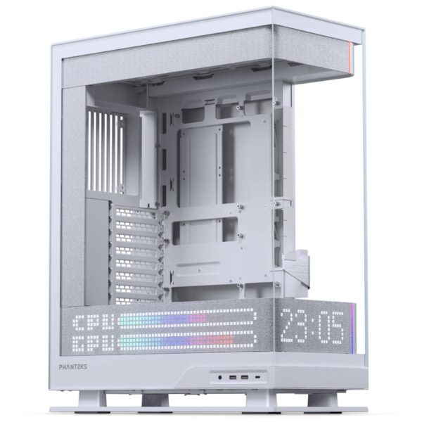 Case Phanteks Evolv X2 Matrix Midi Tower Vetro temperato Matrice LED Bianco