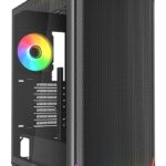 Case Sharkoon AK4W RGB Strip Midi Tower Vetro Temperato Nero