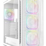 Case Sharkoon AK5M RGB Midi Tower Vetro Temperato Bianco