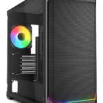 Case Sharkoon MK4W RGB Strip Midi Tower Vetro Temperato Nero