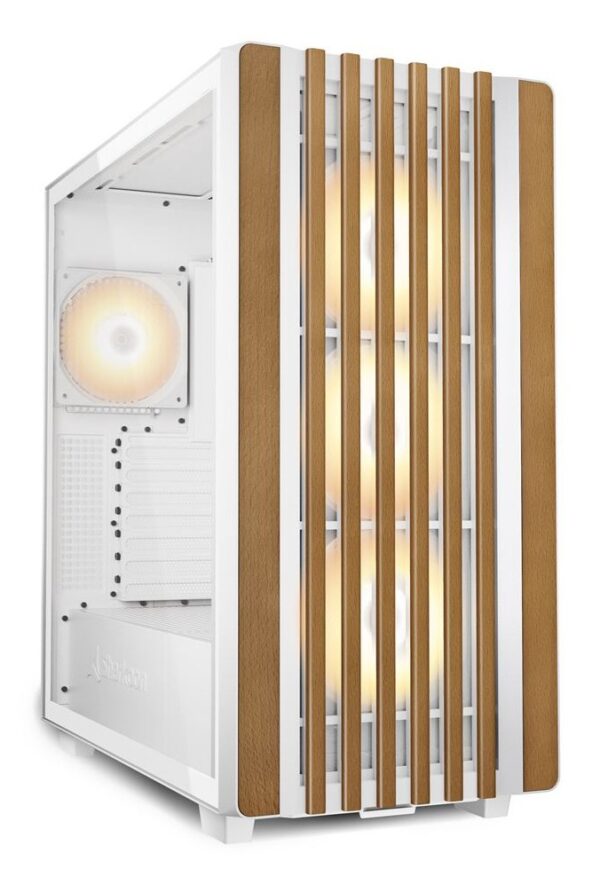 Case Sharkoon Rebel C70G RGB Midi Tower Vetro Temperato Bianco