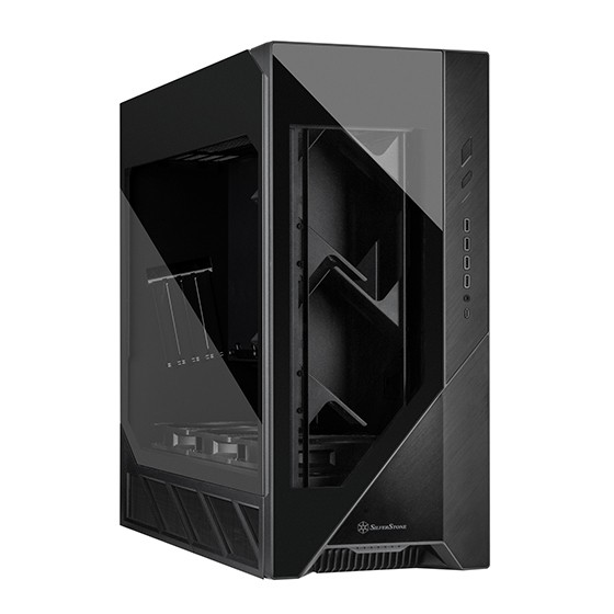 Case SilverStone ALTA F2 Big-Tower Vetro Temperato Nero