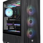 Case Thermaltake S380 TG ARGB Mid Tower ATX Vetro Temperato Nero