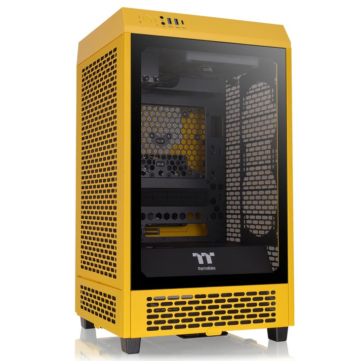 Case Thermaltake The Tower 200 Mini-ITX Giallo Case Thermaltake The Tower 200 Mini-ITX Giallo