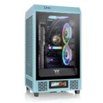 Case ThermalTake The Tower 200 Mini-Tower Vetro Temperato Turchese