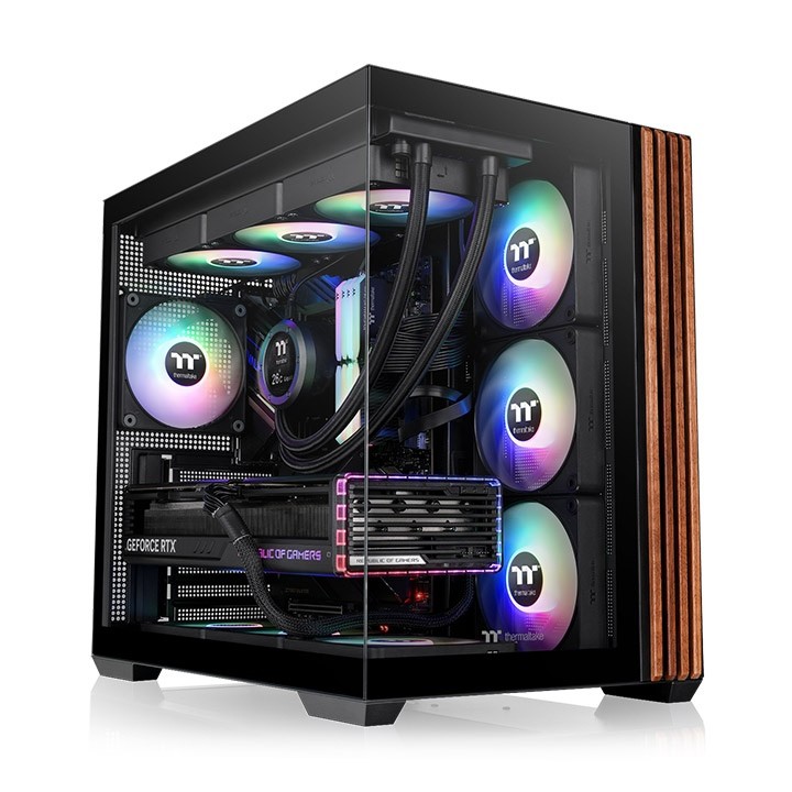 Case Thermaltake View 380 WS ARGB Mid Tower ATX ARGB Vetro Temperato Nero Case Thermaltake View 380 WS ARGB Mid Tower ATX ARGB Vetro Temperato Nero