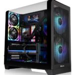 Case Thermaltake View 390 Air Mid Tower ATX ARGB Vetro Temperato Nero