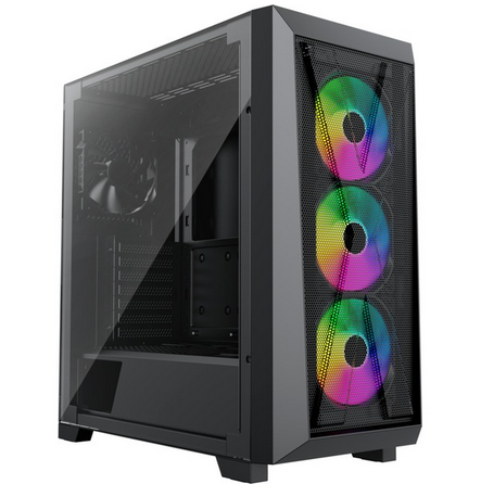Case Xilent X X912 Midi-Tower Vetro Temperato ARGB Nero